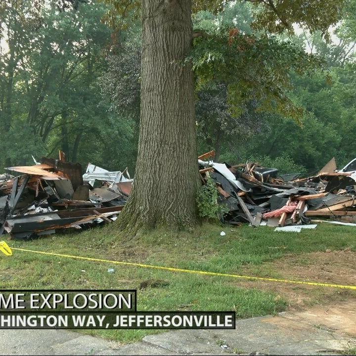 Major damage caused by house explosion in Jeffersonville neighborhood